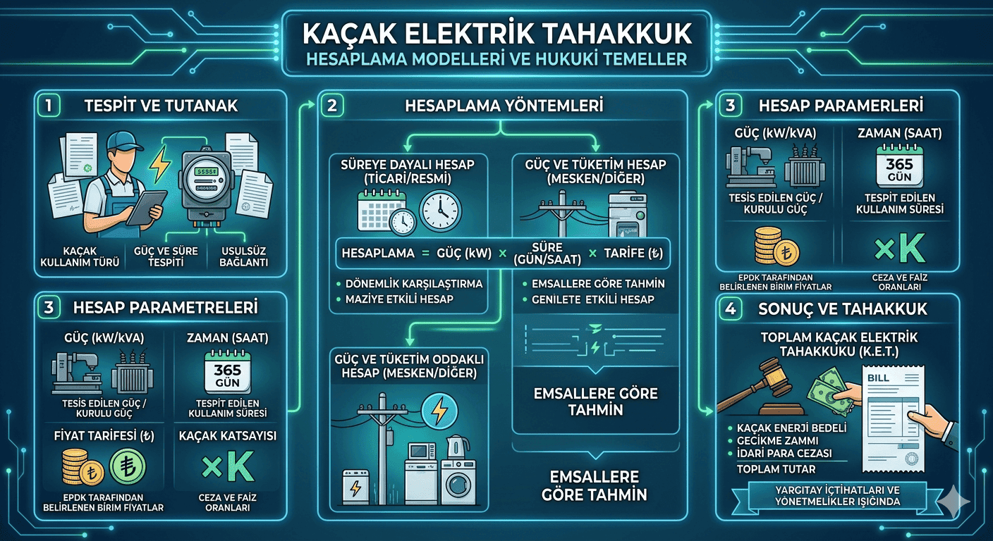 kaçak elektrik cezası hesaplama