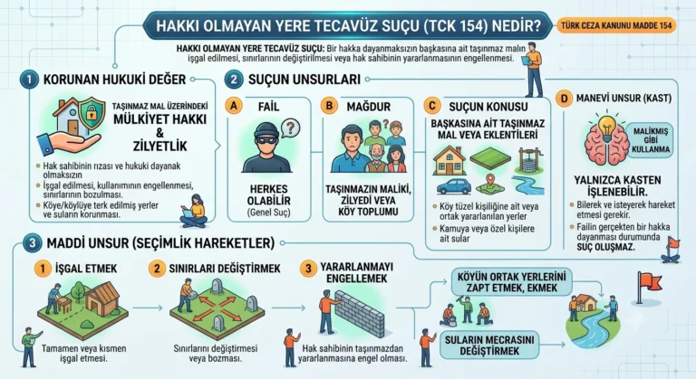 Hakkı Olmayan Yere Tecavüz Suçu