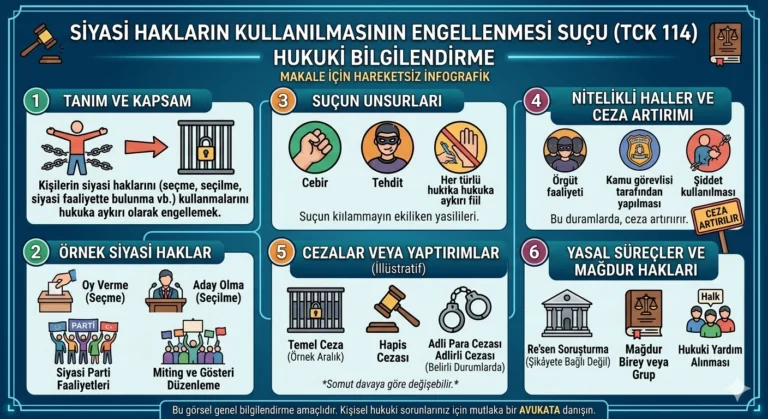 Siyasi hakların kullanılmasının engellenmesi suçu