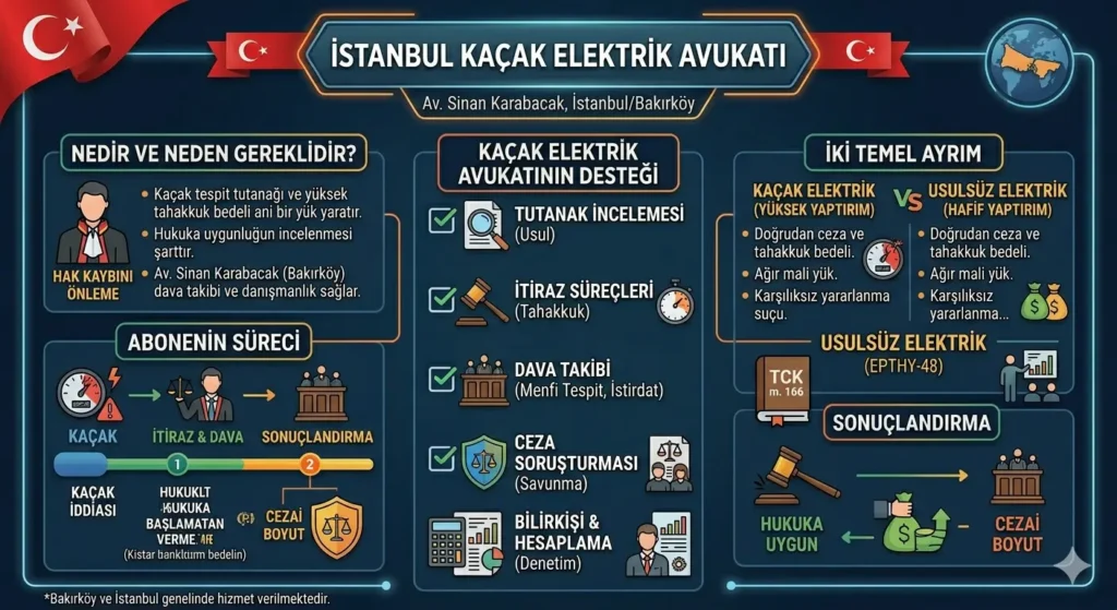 istanbul kacak elektrik avukati