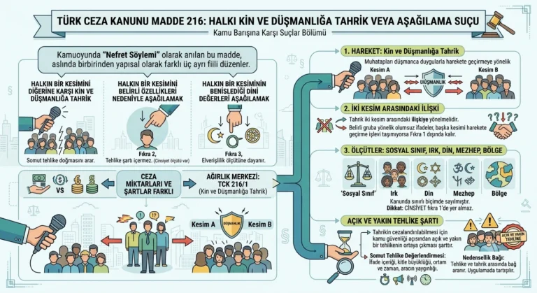 Halkı Kin ve Düşmanlığa Tahrik veya Aşağılama Suçu