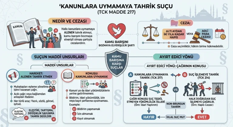 Kanunlara Uymamaya Tahrik Suçu