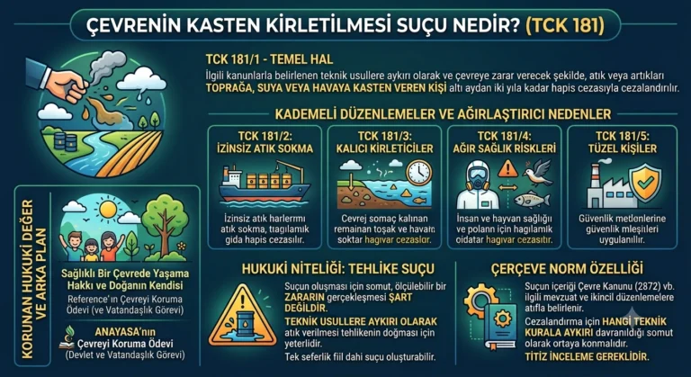 çevrenin kasten kirletilmesi