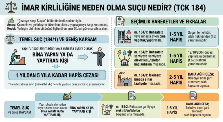 imar kirliliğine neden olma