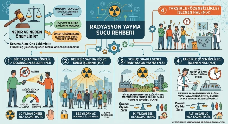 radyasyon yayma suçu