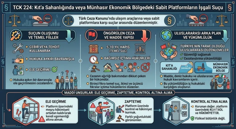 sabit platformların işgali suçu