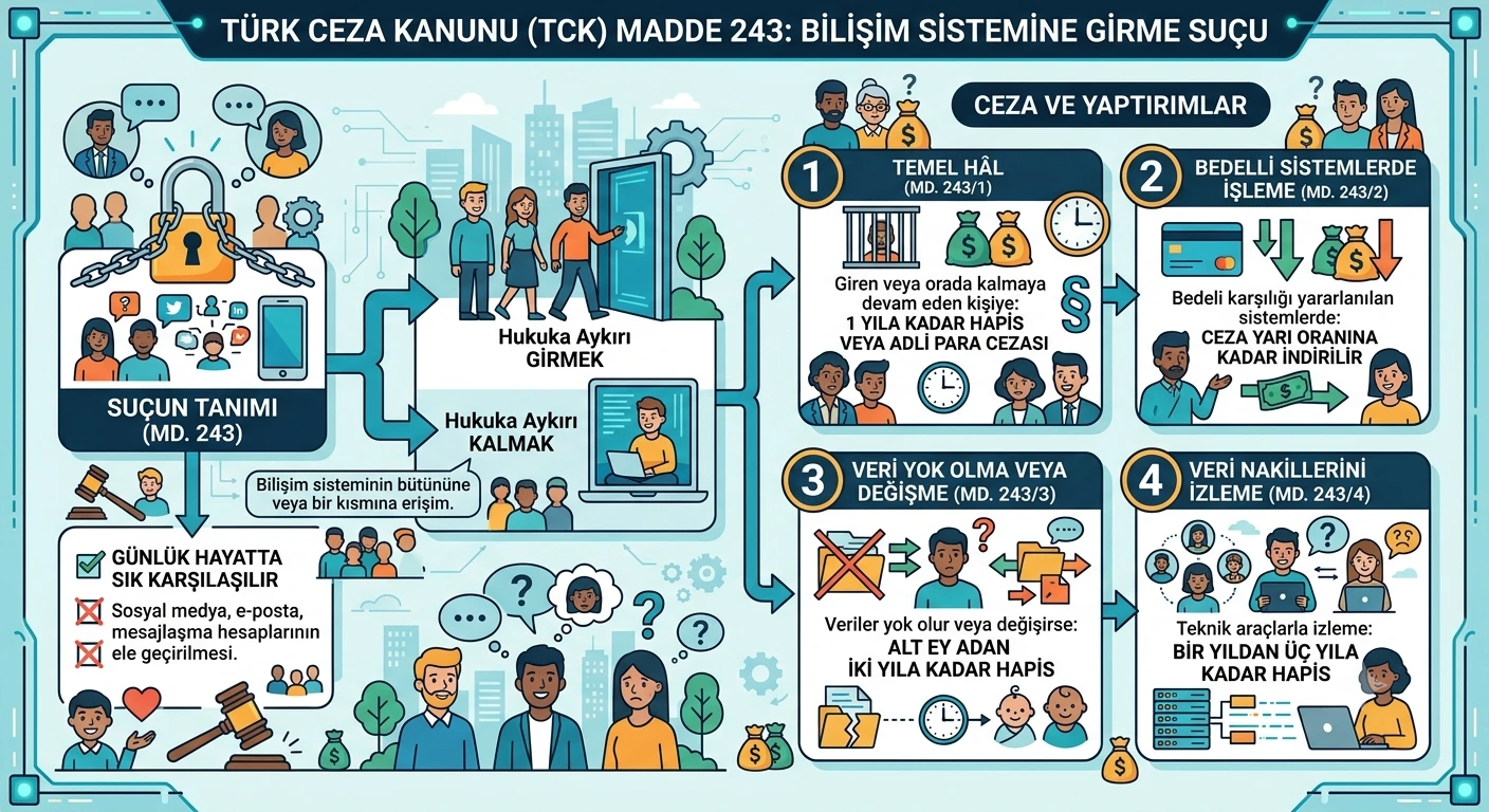 Bilişim Sistemine Girme Suçu